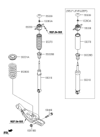 55321C5000-SHOCK ABSORBER ASSY-REAR