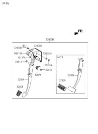 328004D301-PEDAL ASSY-BRAKE