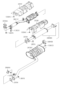 286500E600-MUFFLER ASSY-CTR(FRONT)