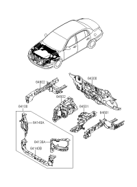 641403F700-MEMBER ASSY-RADIATOR SUPT,UPR