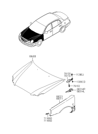663113F700-PANEL-FENDER LH