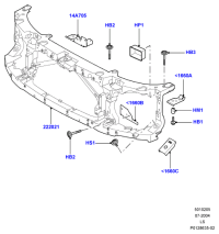 LR015149-BOLTRR SUSP STABILIZER