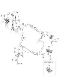 218302F200-BRACKET ASSY-TRANSAXLE MTG