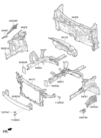 64502G5000-PANEL ASSY-FNDR APRON RH