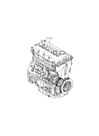 114X125H00-ENGINE ASSY-SUB
