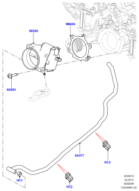 LR010760-HOSE ASSY-EGR COOLER,OUT