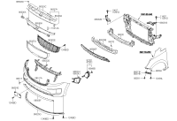 86560A9000-GRILLE ASSY-RADIATOR