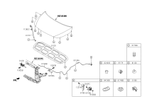 81190A9000-CABLE ASSY-HOOD LATCH RELEASE
