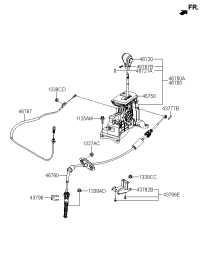 467901F100-CABLE ASSY-ATM LEVER