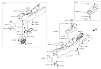 845552M000WK-ASHTRAY ASSY