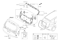 81782A4000-BRACKET ASSY-FR BUMPER SIDE,LH