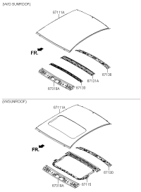 671111G000-PANEL,ROOF