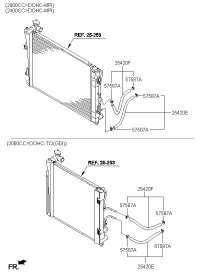 254253Q000-HOSE-OIL COOLER