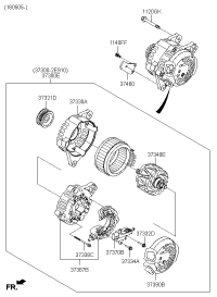373002E910-ALTNTR ASSY
