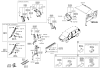 858904D600TW-TRIM ASSY- D PILLAR,RH