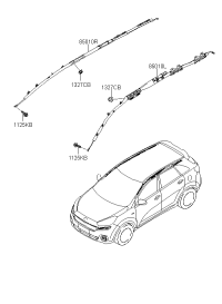 85010D8000-CURTAIN AIR BAG MODULE,LH