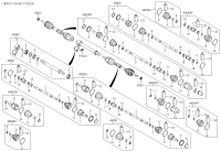 49543D8501-BOOT KIT-FR AXLE DIFF SIDE