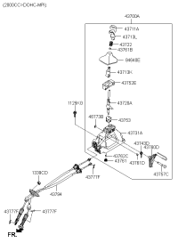 43700D8300WK-LEVER ASSY-MTM