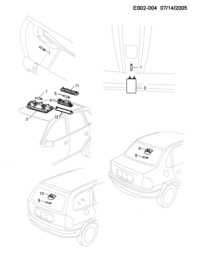 92100949-Bulb, dome lamp