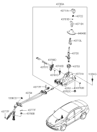 84645B5500-BOOT ASSY-SHIFT LEVER