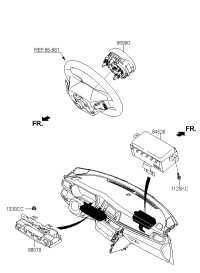 85020D6000-CURTAIN AIR BAG MODULE,RH