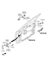 826613T110ABP-HANDLE ASSY-DR O/SID