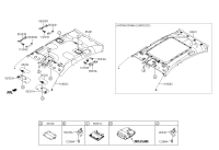 853403T500TX-HANDLE ASSY-ROOF ASSIST REAR,R