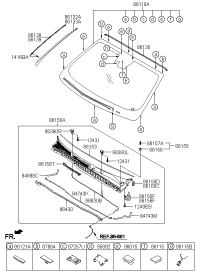 861103T530-GLASS ASSY-WINDSHIELD