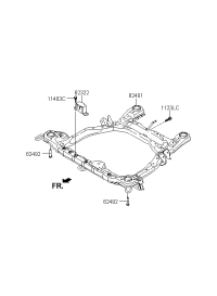 624002P000-CROSSMEMBER COMPL(ASSY)