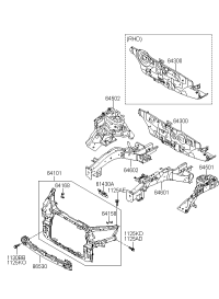 643002P050-COWL PANEL ASSY LHD