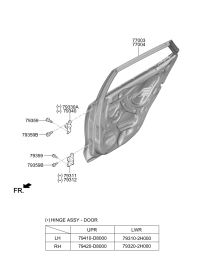 77003K8000-PANEL ASSY-REAR DOOR,LH
