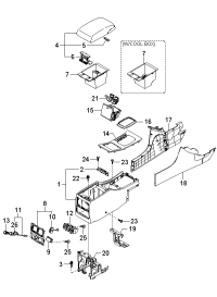 846603F300N2-ARM REST ASSY-CONSOLE