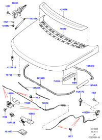 LR034444-GASKET,W.PUMP INLET