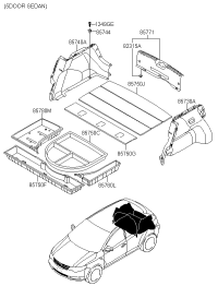 857301M500VA-TRIM ASSY-LUGGAGE SIDE LH