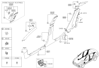 85810H2000BGA-TRIM ASSY-FR PILLAR LH