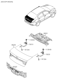 69100H2000-PANEL ASSY-BACK