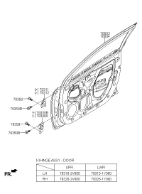 76003H2000-Door assy-front lh