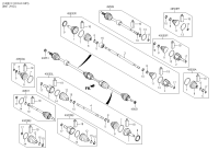 49500H2000-JOINT ASSY-CV LH