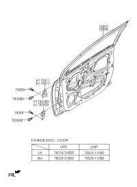 76003H7000-Door assy-front lh