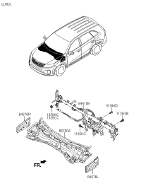 844102P205-BAR ASSY-COWL CROSS