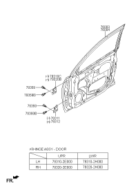 760031X000-Door assy-front lh