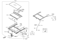 816002F300TW-PANORAMA ROOF ASSY