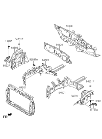 841244X000-INSULATOR-DASH PANEL