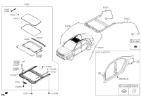 81600S4000ED-PANORAMA ROOF ASSY