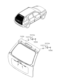 737001F051-PANEL ASSY-TAIL GATE