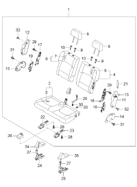0K2FA8833644-PUSH BUTTON ASSY-T/LID INR