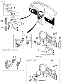 0K2FA6481Y-GRILLE ASSY-VENT.LH
