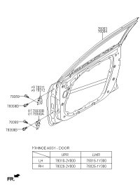 76003D1000-Door assy-front lh