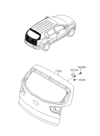 737004T000-PANEL ASSY-TAIL GATE
