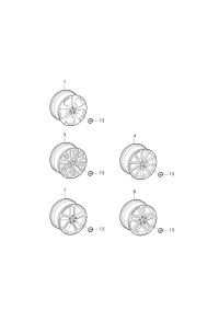 L8VD601025N-Wheel rim: